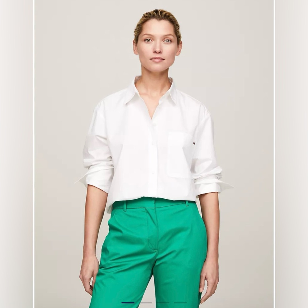 Tommy Hilfiger long sleeve shirt🤍